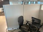 Used Herman Miller Panel Stations - Grey Fabric - ITEM #:100054 - Img 2 of 2