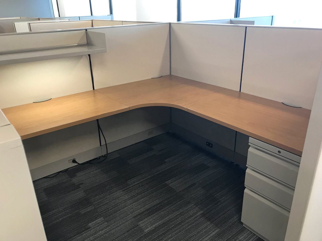 Used Hon Cubicles Tan Fabric 6x6 100056