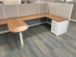 Used Cubicles - Tan Fabric - White Trim - ITEM #:100059 - Img 1 of 5