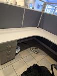 Used Herman Miller Cubicles - Dark Grey - 6x6 - ITEM #:100060 - Img 4 of 5