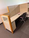 Used Herman Miller Cubicles - Wood Trim - ITEM #:100063 - Img 8 of 11