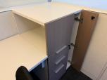 Haworth Compose 7'x7' Cubicle with Storage Tower & Mobile Pedestal - ITEM #:100065 - Img 5 of 6