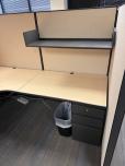 Steelcase 98215P4 L-Shaped Cubicle Workstation (90x90) - ITEM #:100066 - Img 2 of 14