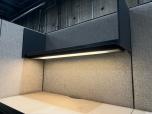 Haworth Premise 8' x 8' Cubicle Workstation with Pedestals & Overhead Shelf - ITEM #:100067 - Img 5 of 7