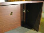 Desk and credenza with mahogany finish - ITEM #:120104 - Thumbnail image 5 of 6