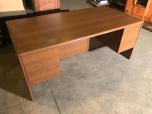 Used Desk with medium oak laminate 