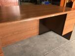 Desk with medium oak laminate - ITEM #:120174 - Thumbnail image 3 of 4