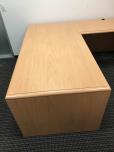 Light Maple U-Shaped Desk Set with Hutch and Bookcase - ITEM #:120175 - Img 3 of 4