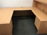 U-shape desk set with maple veneer finish - ITEM #:120175 - Thumbnail image 2 of 4