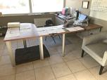 Knoll Dividends L-Shaped Desk with Lateral File Base - ITEM #:120186 - Img 2 of 4