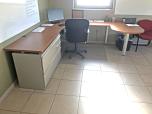 Knoll Dividends L-Shaped Desk Set with Lateral File - ITEM #:120186 - Img 1 of 4