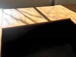 U-shape desk set with oak veneer finish - ITEM #:120188 - Thumbnail image 4 of 5