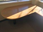 U-shape desk set with oak veneer finish - ITEM #:120188 - Thumbnail image 5 of 5