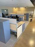 Used Sit Stands Workstations With Maple Laminate And Dividers - ITEM #:120297 - Thumbnail image 6 of 17