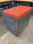 Used Back-to-Back Sit-Stand Workstation Pair - Maple Laminate - ITEM #:120298 - Img 10 of 11