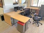 Used Sit Stands Workstations With Maple Laminate And Dividers - ITEM #:120298 - Thumbnail image 14 of 40
