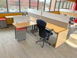 Used Sit Stands Workstations With Maple Laminate And Dividers - ITEM #:120298 - Thumbnail image 20 of 40