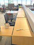 Used Sit Stands Workstations With Maple Laminate And Dividers - ITEM #:120298 - Thumbnail image 4 of 40