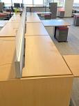 Used Sit Stands Workstations With Maple Laminate And Dividers - ITEM #:120298 - Thumbnail image 5 of 40