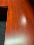 Used Reception Station With Cherry Laminate Finish - ITEM #:120317 - Img 5 of 6