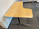 Used L-Shape Desk With Maple Laminate Finish - ITEM #:120340 - Img 2 of 2