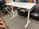Used Crankable Desk Sit Stand - White - ITEM #:120350 - Img 3 of 6
