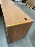 Used L-Shape Desk - Oak Laminate Finish - ITEM #:120370 - Img 3 of 10