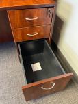 L-Shape P-Top Desk with Hutch and Pedestal - ITEM #:120383 - Img 5 of 5