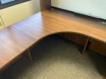 U-Shaped Sit-Stand Executive Desk Set with Hutch and Storage - ITEM #:120385 - Img 6 of 8