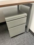 Used L-Shape Sit Stand Desk - Walnut - ITEM #:120387 - Img 5 of 8