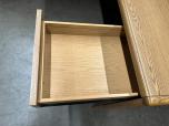 Used L-Shape Desk - Medium Oak Laminate - ITEM #:120392 - Img 4 of 7