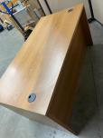 Used Desk - Medium Oak Laminate - ITEM #:120393 - Img 9 of 9