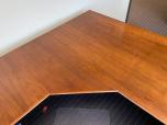 Jasper Desk U-Shape Executive Desk Set - Medium Wood Finish - ITEM #:120402 - Img 8 of 16