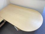 Used L-shape Desk With Hutch - Maple Laminate - ITEM #:120403 - Img 6 of 9