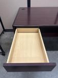 Used Hon Desk With Mahogany Laminate - ITEM #:120404 - Img 4 of 5