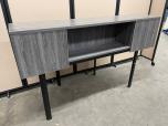 Used Wall Mount Open Hutch - Newport Gray - ITEM #:120407 - Img 1 of 4