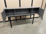 Used Wall Mount Open Hutch - Newport Gray - ITEM #:120407 - Img 2 of 4