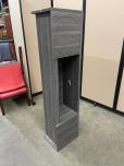 Wall-Mount Open Hutch in Newport Gray Laminate - ITEM #:120407 - Img 3 of 4