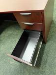 U-Shape Executive Desk Set with Hutch in Mahogany Laminate - ITEM #:120412 - Img 6 of 6