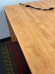 Used L-Shape Desk - Light Cherry Laminate - ITEM #:120414 - Img 9 of 9