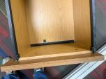 Used Oak Laminate Desk - Beveled Edge - ITEM #:120415 - Img 6 of 7