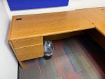 Used L-Shape Desk - Oak Laminate - ITEM #:120416 - Img 4 of 4