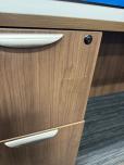 Used U-Shape Desk With Hutch - Walnut Laminate - ITEM #:120419 - Img 8 of 8
