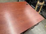 Used Desk - Cherry Laminate - Two Pedestals - ITEM #:120421 - Img 13 of 14