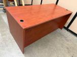 Used Desk - Cherry Laminate - Two Pedestals - ITEM #:120421 - Img 8 of 14