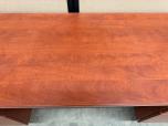 Used Credenza - Cherry Laminate - Two Pedestals - ITEM #:120422 - Img 4 of 10