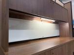Used Hutch - Modern Walnut Laminate - Locking Doors - ITEM #:120427 - Img 5 of 8