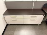 Sit-Stand Desk Set with Credenza and Privacy Panels - ITEM #:120430 - Img 4 of 7