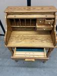 Used Small Rolltop Oak Desk - ITEM #:120431 - Img 5 of 5