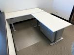 Used Sit Stand Desk Set - White - ITEM #:120432 - Img 4 of 10